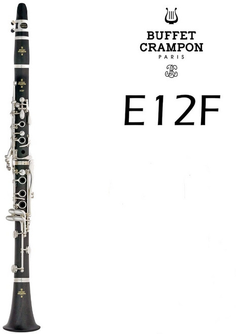 BUFFET CRAMPON-E12F BB 클라리넷 프로페셔널 악기 우드/베이클라이트 튜브 케이스 포함, Bakelite