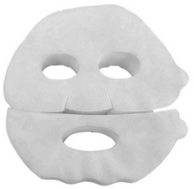 마스크시트지 일회용 텐셀 상하분리 마스크팩 시트지 100매, 흰색, 200개