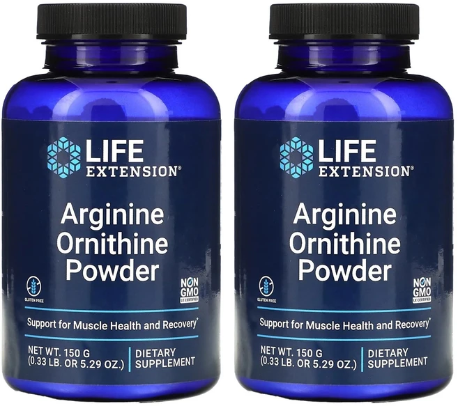 라이프익스텐션 아르기닌 오르니틴 파우더, 150g, 2개 - 쿠팡