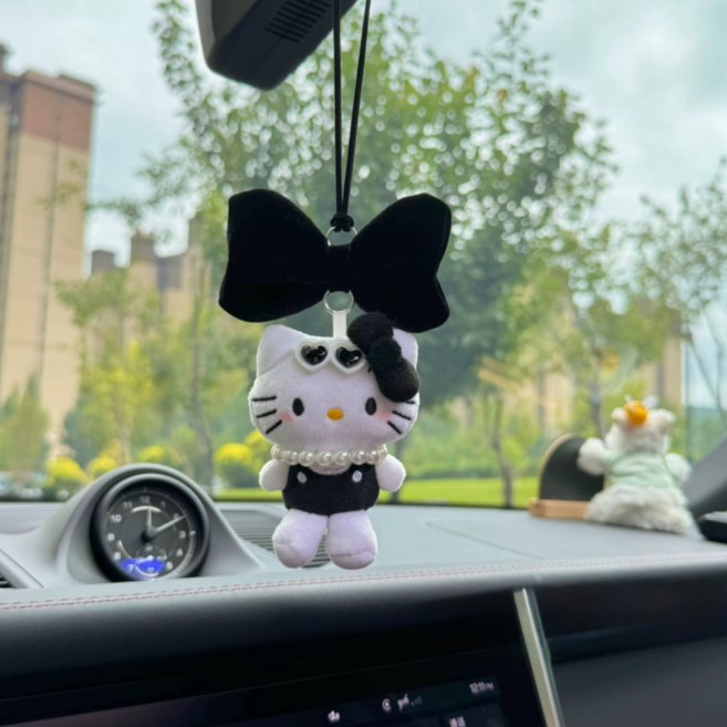 티이엠 차량용 가방용 귀여운 키티 키링, 큐티키티키링, 1개