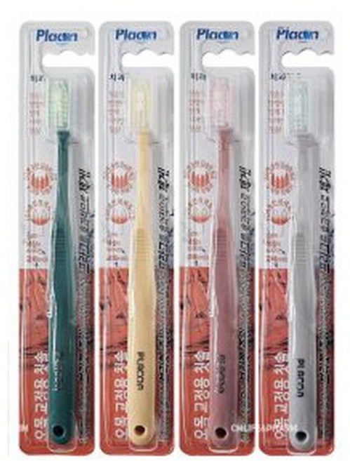 옥산 플라콘 오목 교정용칫솔 x 3개, 1개입