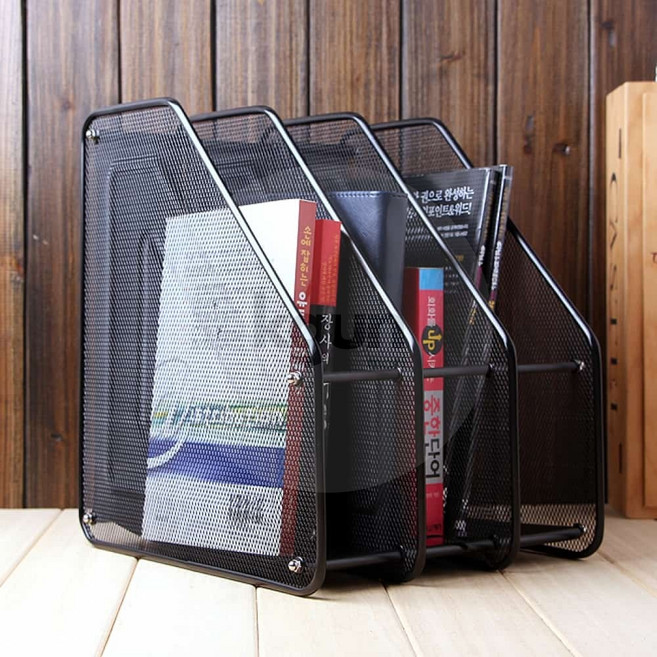 [강군마트] 고급 철제 3칸 문서보관 파일박스 문서정리박스