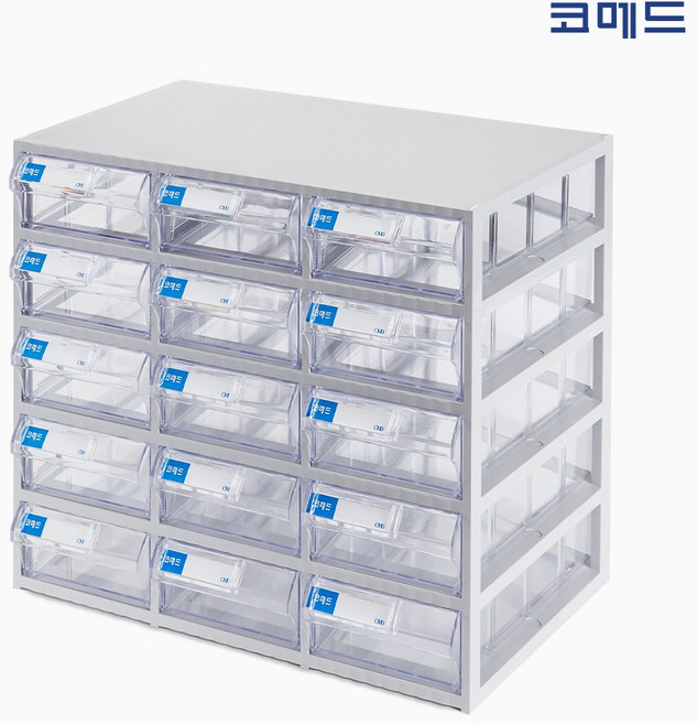 코메드 CMD-503멀티박스 15칸 투명서랍장