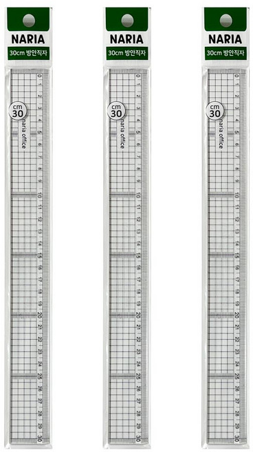 나리아 KC인증 30cm 방안 직자, 3개, one color