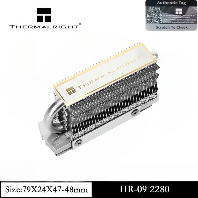 Thermalright HR10 2280 PRO BLACK SSD 쿨러 방열판 냉각 양면 데스크탑 고성능, 푸드쿨러 앵글 09갤런 28L 다양한 색상, 02 HR-09 2280