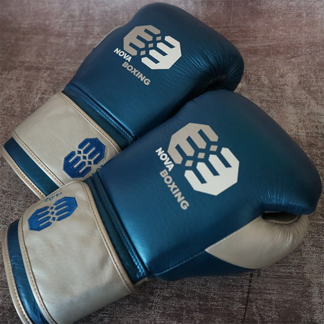 NOVABOXING 노바복싱 790 복싱글러브 (천연소가죽), 파랑