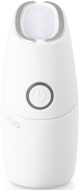 아무아 갈바닉 홈케어 얼굴 피부 마사지기, 화이트