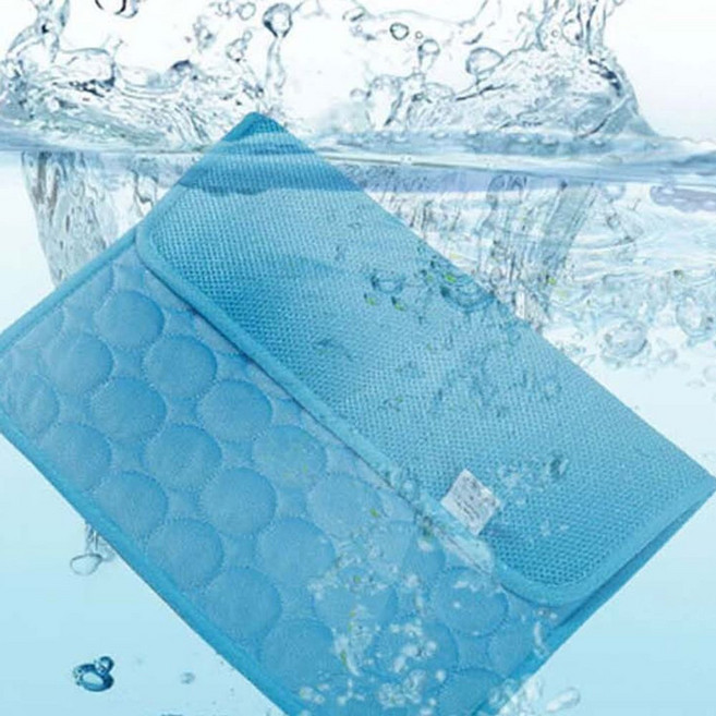 강아지 고양이 반려동물 냉감 바닥 쿨 매트 방석, 사이즈:L