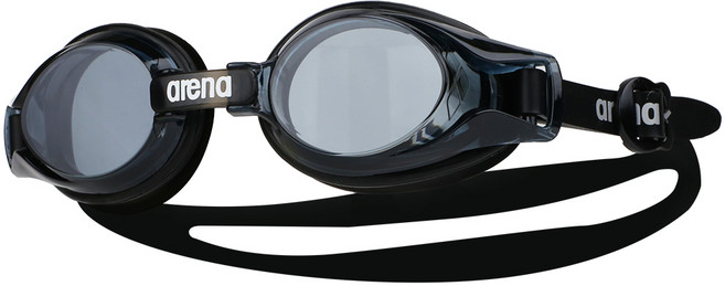 아레나 일반용 노미러 패킹 아동 수경 AGW-380J 유아 주니어용 수경/물안경, 블랙, 1개