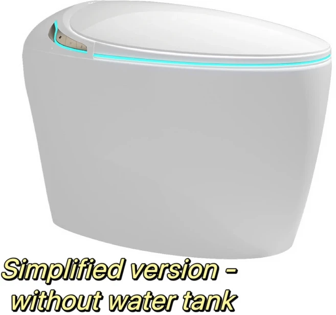 고품질 자동 가전제품 바닥부터 천장까지 닿는 욕실 변기 스마트 변기 일체형 온열 시트 스마트 비데 변기, 01 Simple configuration