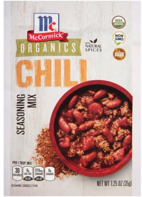 맥코믹 칠리 시즈닝 믹스, 1개, 35g