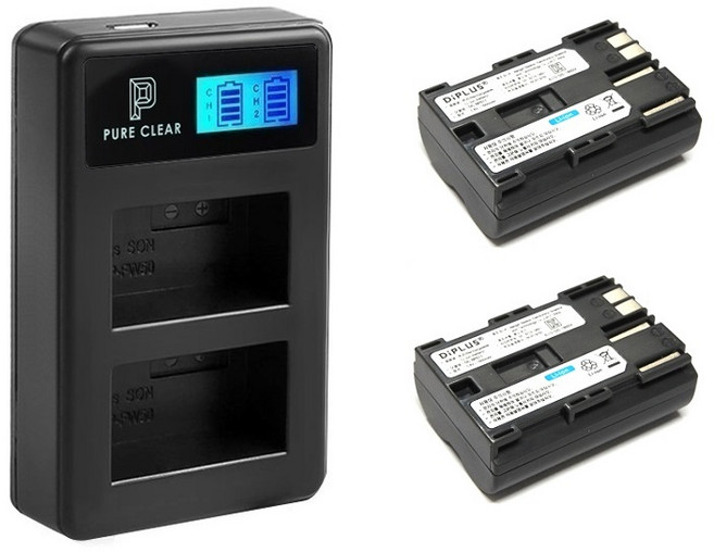 캐논 BP-511 듀얼충전기+배터리2개 EOS 5D 50D 40D 30D 20D 10D 300D, 1개