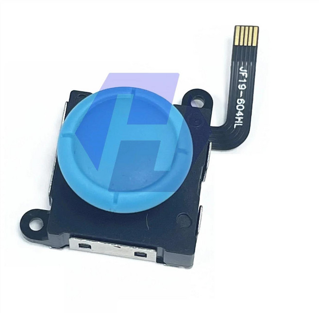 Nintendo Switch/Lite/OLED Joycon 아날로그 엄지 스틱 용 1PC 교체 홀 효과 표류 없음 고감도, 03 blue 2pcs