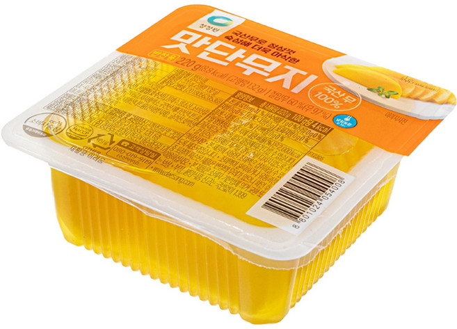 [냉장] 청정원 우리가족맛단무지, 3개, 220g