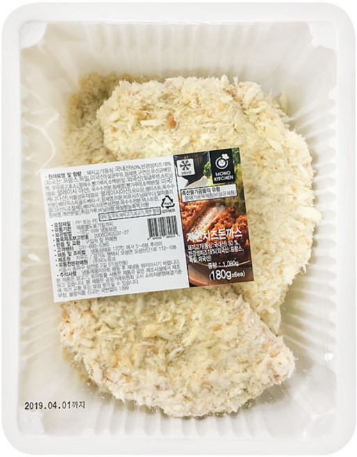 주식회사 모노링크 모노 치즈돈까스 1080g, 1개, 1.08kg