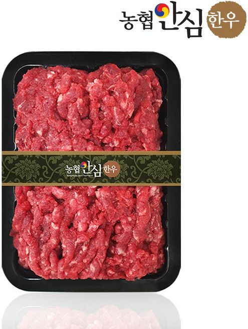 [농협안심한우] 1+등급 한우 다짐육 300g, 1개