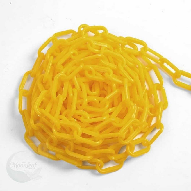 안전용 체인 6mm 형광체인 체인고리 안전체인 사슬체인 차단용체인