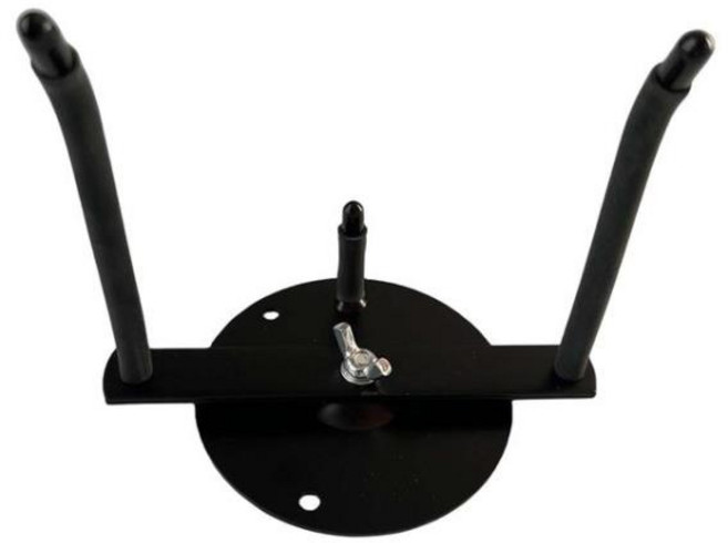 견고한 악기 거치대 설치 용이 수평 트럼펫 스탠드, 02 Round Base, 1개