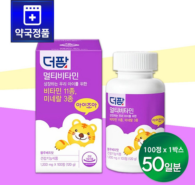 더팜 아이조아 멀티비타민, 100정, 1개