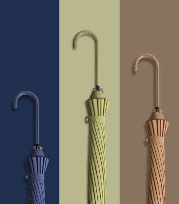 1+1 가볍고튼튼한 자동 장우산 파스텔런던장우산 16k