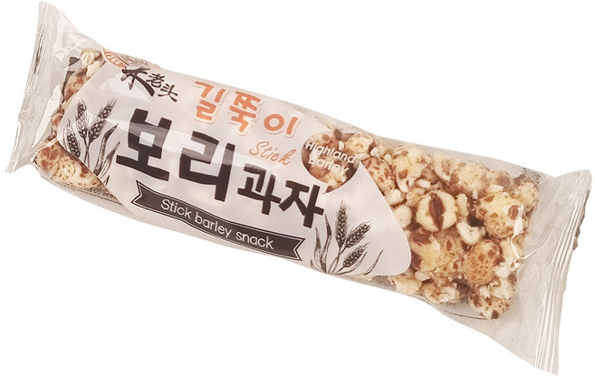 엉클팝 길쭉이보리과자 낱개 개별포장 보리강정 보리뻥튀기 곡물과자 사무실간식, 12.5g, 1개