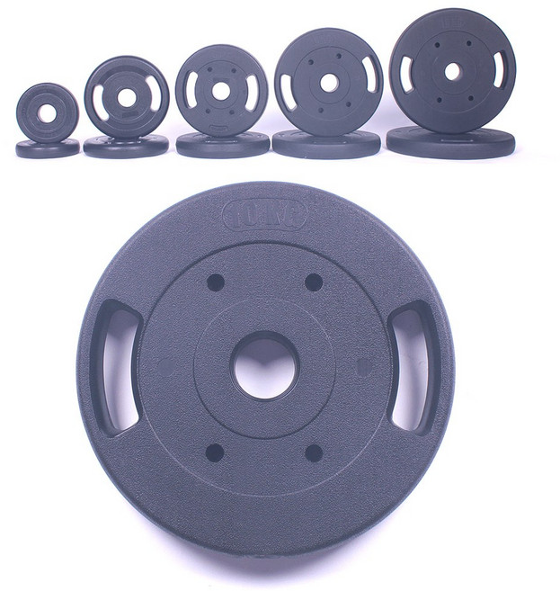 포스스포츠 국산 50mm 중량 원판 바벨 플레이트 2.5kg 5kg 7.5kg 10kg 15kg, 2개