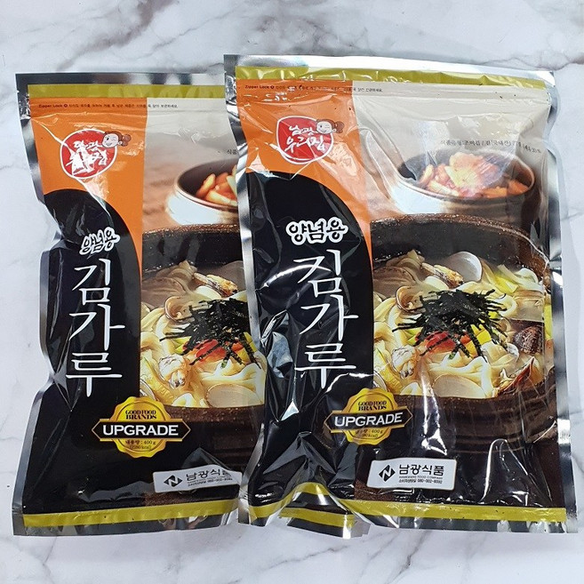 남광 김가루400g 1kg 김함량77% 업소용 조미김가루 대용량김가루 김자반 김무침, 400g, 2개