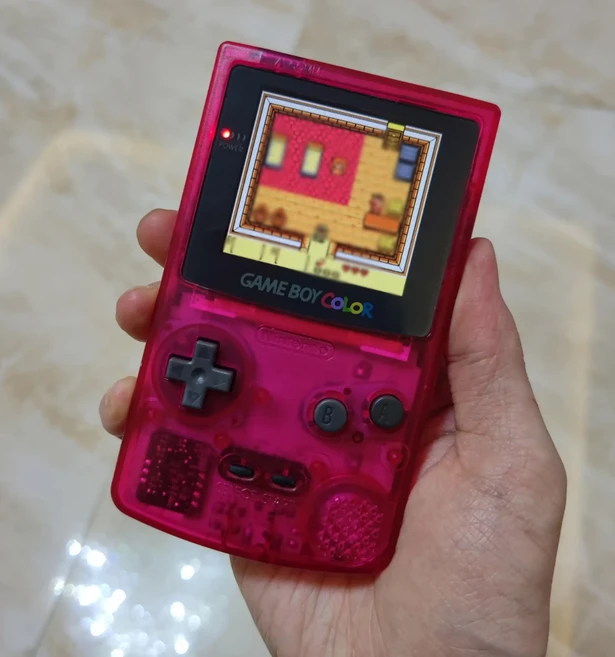 게임보이 컬러 콘솔 리퍼비시 GBC CGB-001 새 케이스 IPS 화면 조절 가능한 백라이트, 01 CHINA, 01 IPS High Bright, 16 9