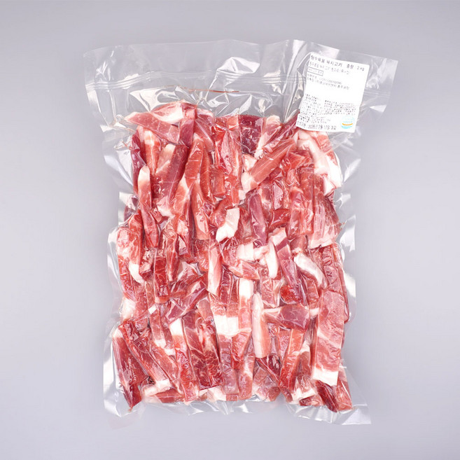 육쾌한날 탕수육 고기 국내산 한돈 돼지 뒷다리살 후지 2kg 냉동 가성비 업소용 대용량 도매, 1개