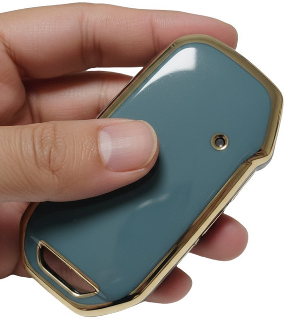 포스워백 K3 K5 K7 K7프리미어 K8 셀토스 스포티지 쏘렌토 니로 모하비 카니발 기아 키케이스, 4버튼, 카키 그린