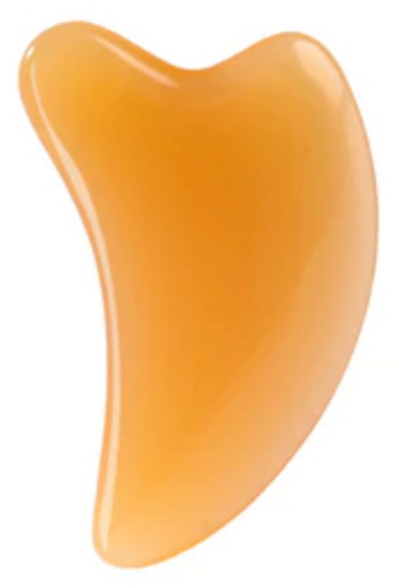 牛角刮痧臉部按摩器 撥筋棒, 1個, 牛角刮痧板