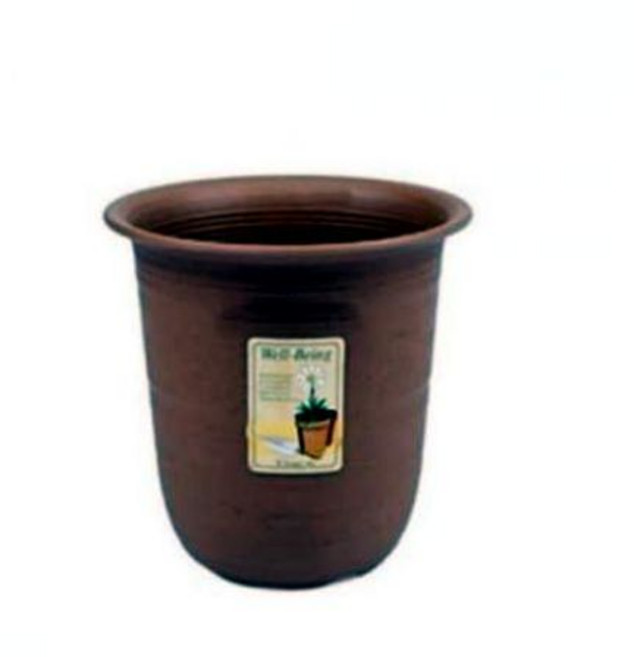 브라운 웰빙원형화분1호 siw+666ZW, 본상품선택, 1개