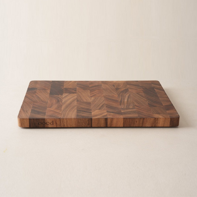 oood walnut 엔드그레인 원목 도마 월넛 플레이팅 나무도마, 1개, 원목색상