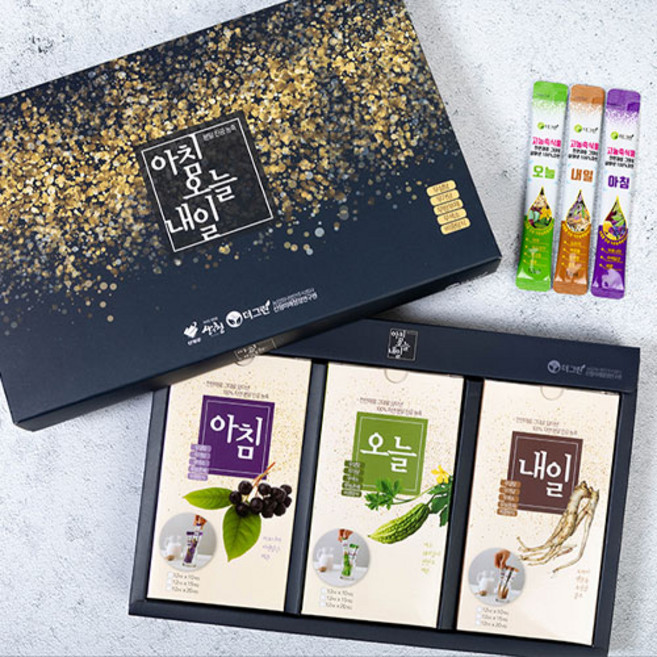 고농축 순수 자연식품 아로니아 자색당근 젤 스틱 여주 돼지감자 천년초 젤 스틱 도라지 맥문동 초석잠 감초 젤 스틱 선물세트, 1세트, 아침30포