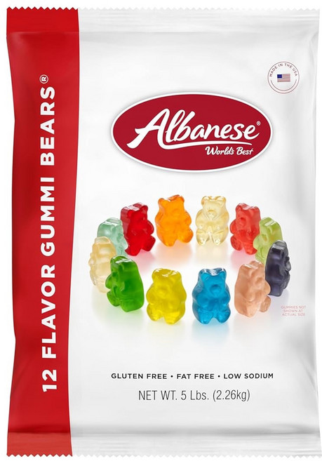 Albanese 알바니즈 50200 12맛 구미 베어 2.26kg X 2, 2개