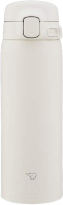 象印 SU-BA48/SM-WS48 不鏽鋼一體式中栓保溫杯 480ml, BA48雪白色(可機洗), 1個