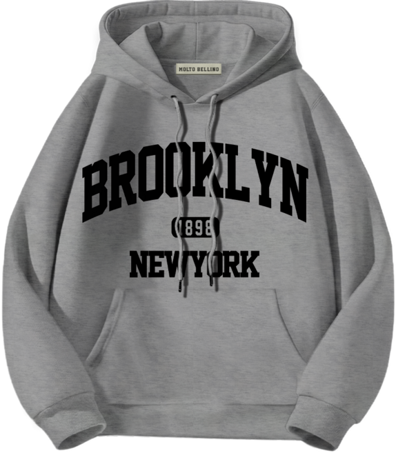 몰토벨리노 기모 ST 브룩클린1898 스탠다드핏 후드티