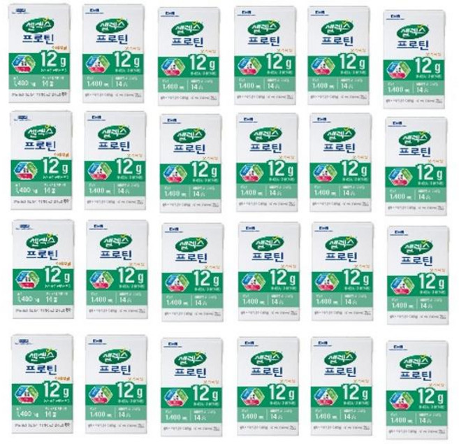 셀렉스 프로틴 음료 오리지널 190ml 24개 건강한 간식 아침대용, 4.56L, 1세트