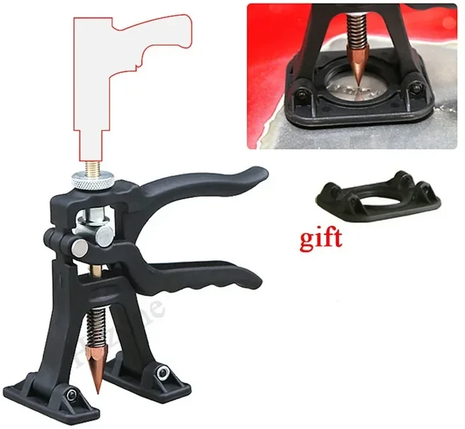 리차드 차체 수리 도구 소형 레벨링 로드 엘리베이터 자동차 판금 덴트 퀵 풀러 스팟 용접 및 풀링 유닛, 02 Gun puller