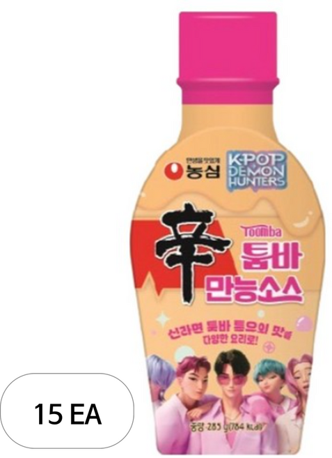 신라면 툼바 만능소스, 285g, 15개