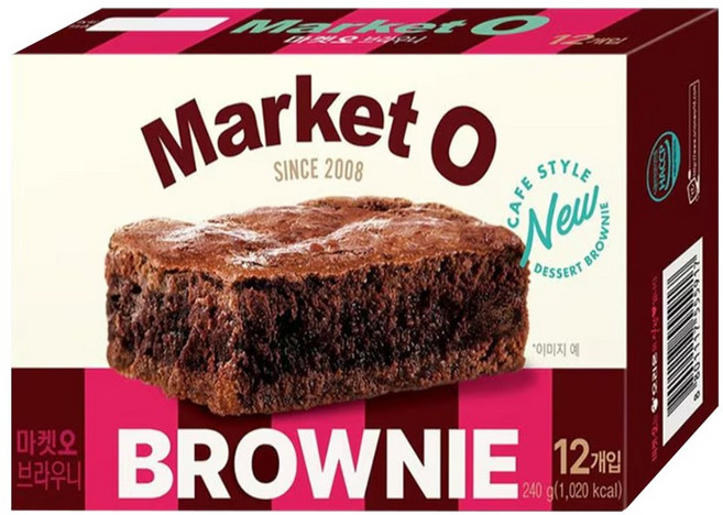 카페 스타일로 새로워진 마켓오 브라우니 바이트, 240g, 2개