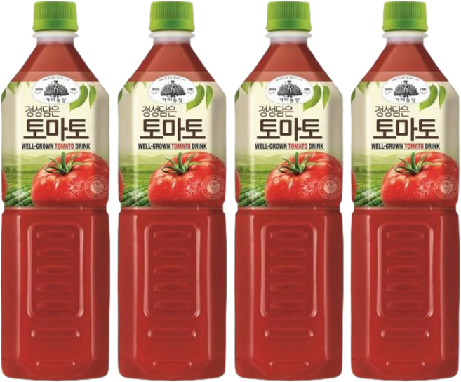 웅진 가야농장 정성담은 토마토 1L x 4개입/무배, 4개