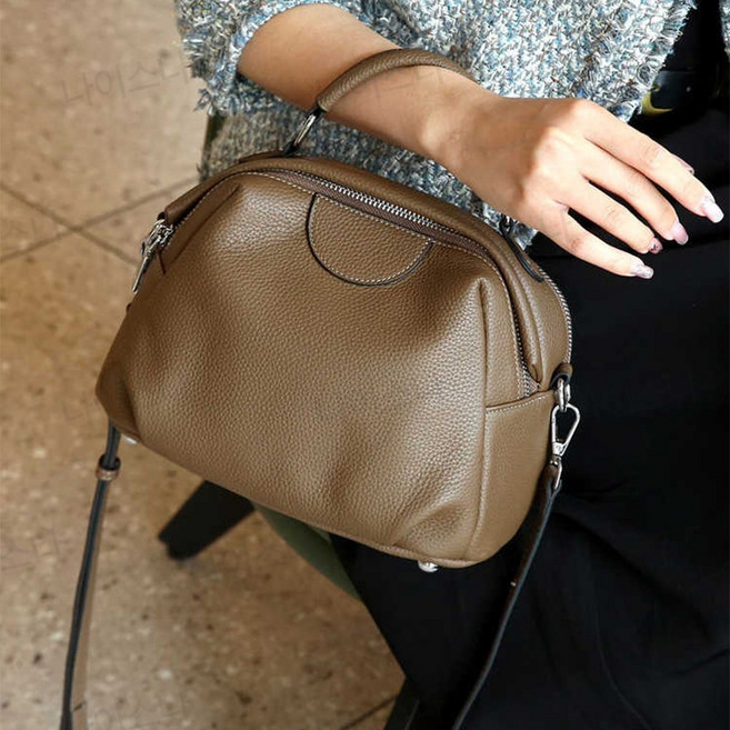 나이스나 천연 소가죽 여성크로스백 ETC-82