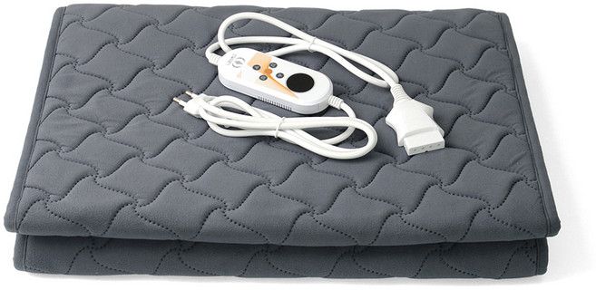 전자파차단 한일 의료기 테라톤 전기방석 3인 4인쇼파용 탄소매트 무자계 열선 자동타이머 세탁가능 9단계 온도조절 겨울 극세사 보온매트 캠핑 차박용 추천, 5단(50*195), 다크그레이