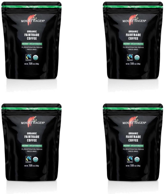 Mount Hagen 마운트하겐 오가닉 프리즈 드라이드 인스턴트 디카페인 커피