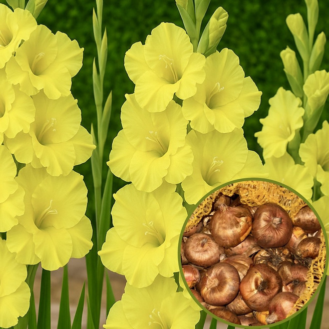 글라디올러스 바나나라마 구근 3구/5구/10구 춘식구근 여름꽃, 5개입