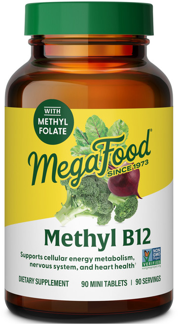 Mega Food 含甲基B12葉酸迷你錠, 1個, 90錠
