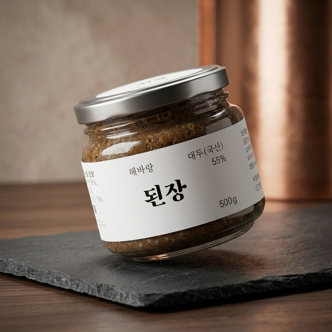 한식반찬 된장 발효 찌개용 전통 해바랑, 1개, 500g