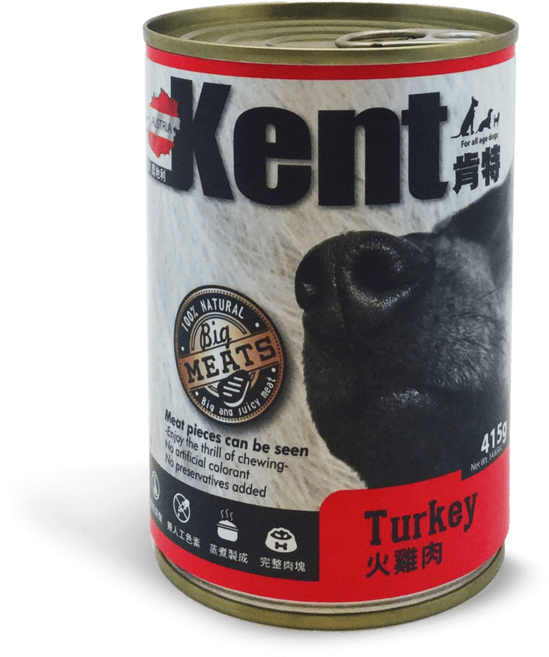 KENT 肯特 狗罐頭 羊肉口味, 415g, 1箱, 火雞