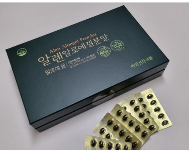 마임 알렌 알로에겔 분말 270 g(450 mg x 600캡슐), 270g, 1개